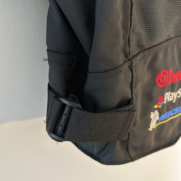 Vintage 90s Ducati Dainese PlayStation Detroit Racing Motorcycle Black Jacket - Picture 6 of 7